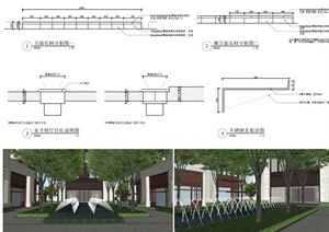 某住宅区喷泉水池景观设计PDF施工图