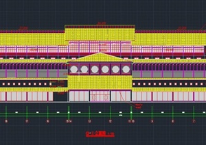 某日式三层酒店建筑设计CAD施工图