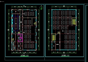 某员工食堂设计cad方案图