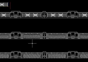桥梁护栏收设计CAD方案图