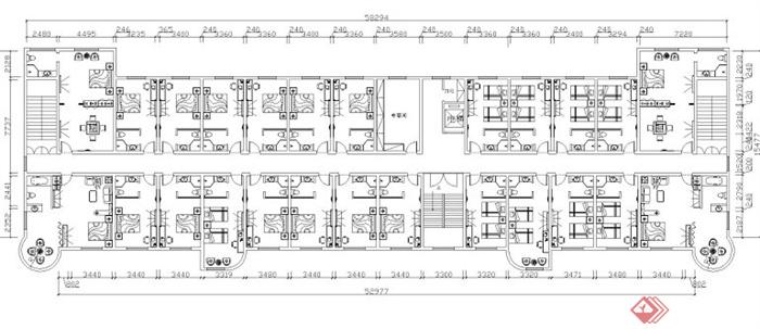 会所酒店室内装修设计CAD施工图(4)