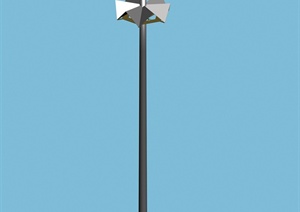 多个户外场地灯设计3d模型