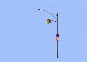 四款道路红绿灯设计3DMAX模型