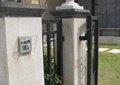 门铃,铁艺围墙,庭院门,住宅景观