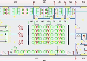 现代某网吧室内施工图完整的一套CAD图