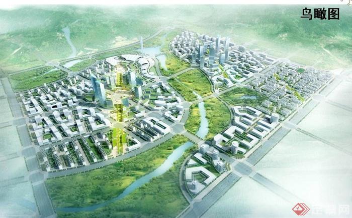 某地科技新城现代服务中心区设计JPG国际方案图(1)