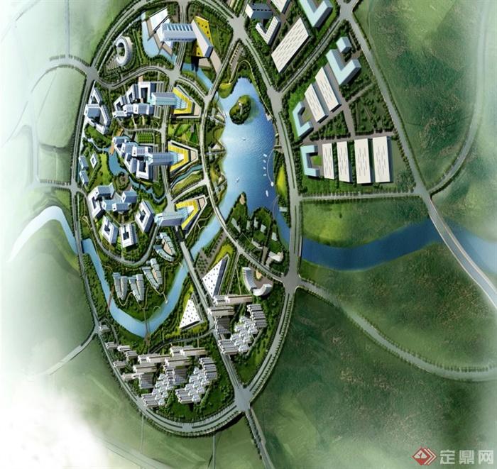 太原工业园区启动区重点地段规划设计pff格式方案(1)