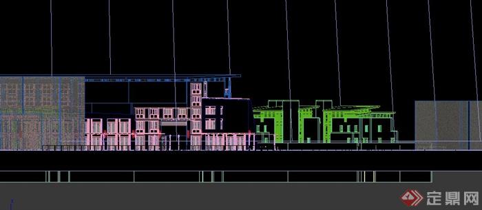 某多层山地别墅建筑设计3DMAX模型（JPG效果图）(8)