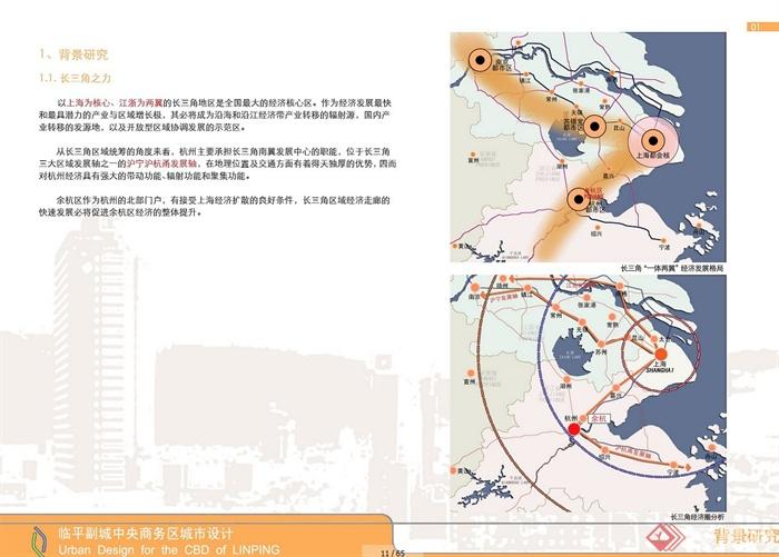 杭州市临平新城中央商务区城市规划设计jpg格式方案图(5)