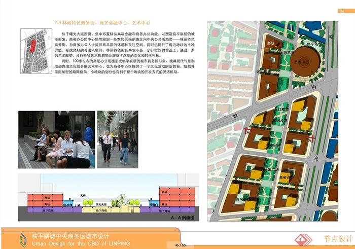 杭州市临平新城中央商务区城市规划设计jpg格式方案图(8)