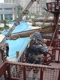 水池景观,海盗船