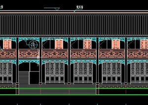 古典中式观音殿寺庙建筑设计CAD施工图