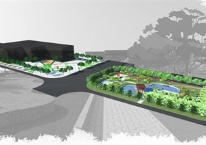 火电厂景观规划设计JPG方案图