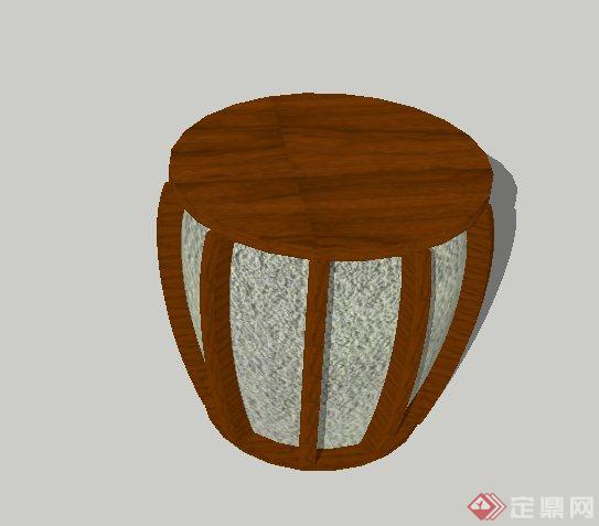 园林景观小品灯具座椅设计SU模型(1)