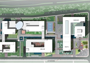 某软件产业园建筑与景观设计整套方案（CAD图+JPG图）