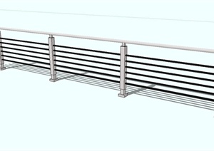 铁艺围栏栏杆设计SU(草图大师)模型