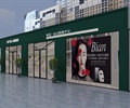 化妆品店,门头造型,玻璃门,宣传海报
