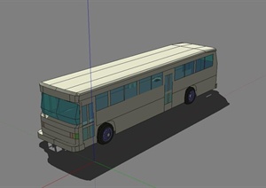 公交车SU(草图大师)模型