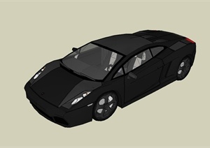 兰博基尼盖拉多跑车设计SU(草图大师)模型