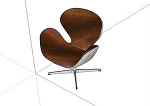 创意曲面椅子凳子设计SU(草图大师)模型