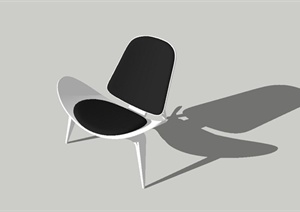 现代创意椅子坐凳设计SU(草图大师)模型