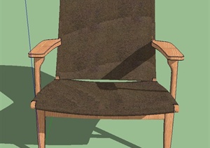 室内休闲椅子设计SU(草图大师)模型