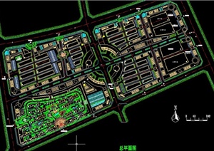 某商贸城规划设计CAD总平图