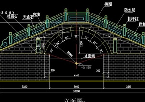 10座园桥设计CAD详图