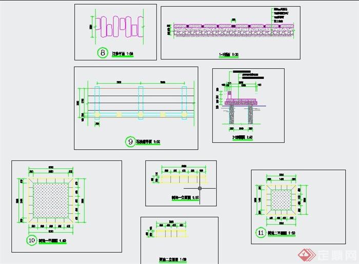 园路标准段设计CAD详图(3)