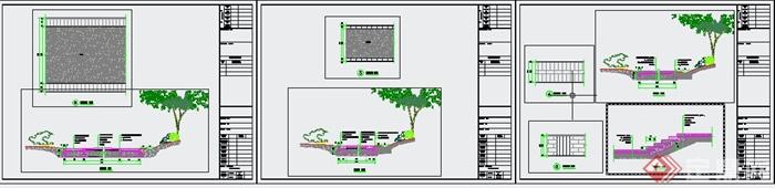园路标准段设计CAD详图(4)