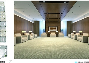 某环境科技大楼室内装饰设计方案概念JPG文本