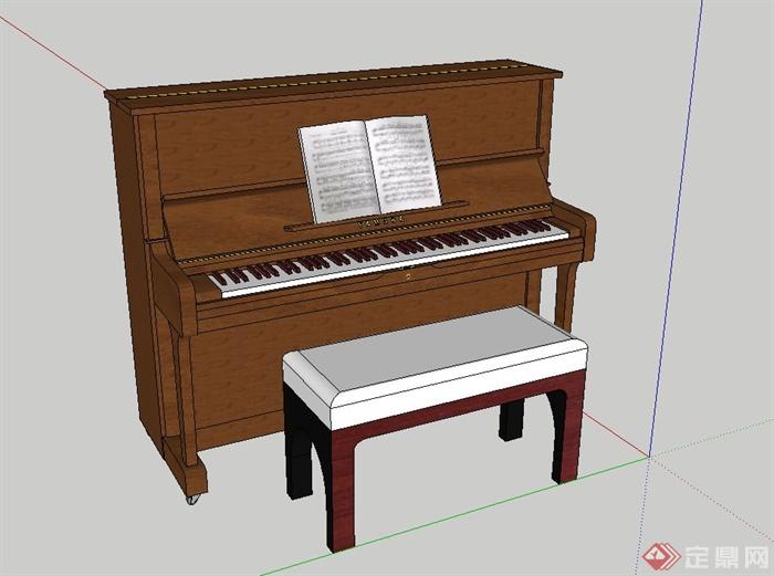 钢琴设计su模型(1)
