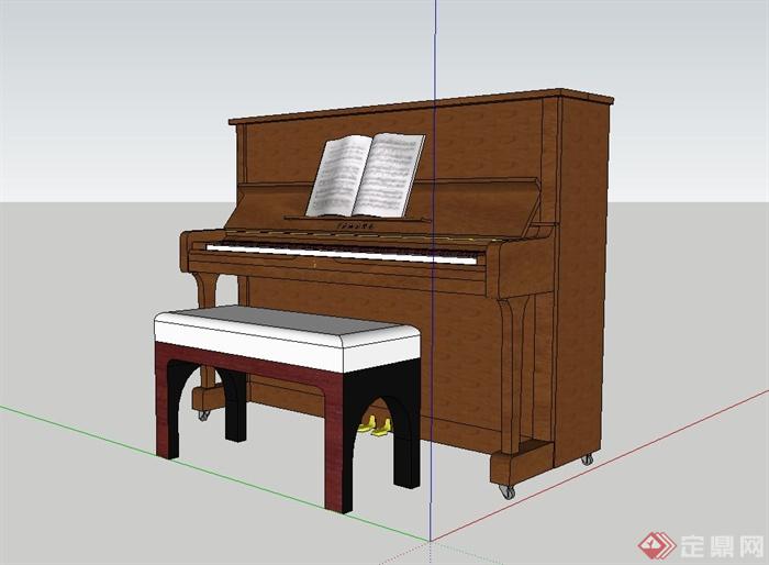 钢琴设计su模型(2)
