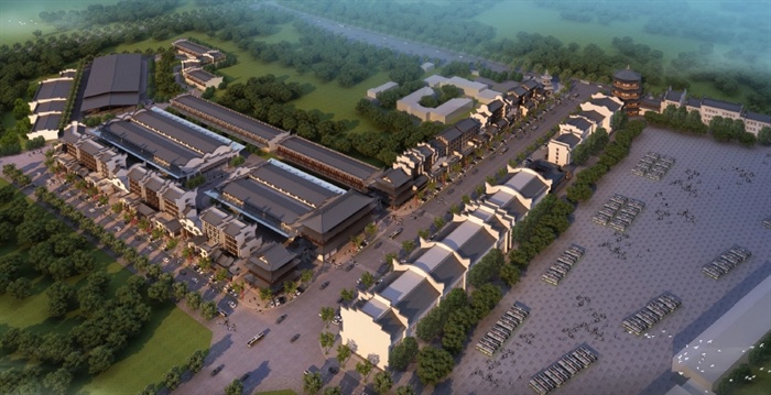 汉中西乡运营中心物流园功能区方案设计(1)