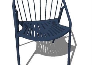 现代室内铁艺座椅设计SU(草图大师)模型