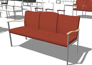 多个不同大小椅子设计SU(草图大师)模型