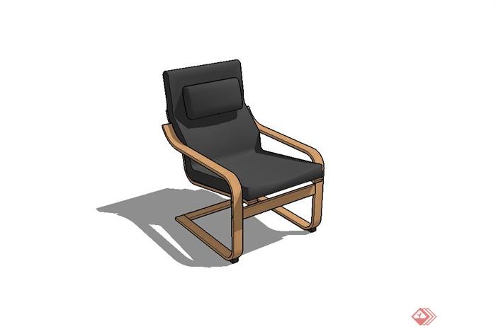 办公室座椅设计su模型(1)