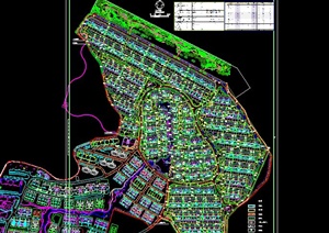 某小区住宅建筑户型图cad方案