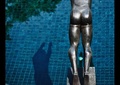 人体雕塑,水池