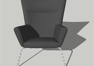 现代室内单人沙发设计SU(草图大师)模型