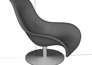 室内懒人躺椅设计SU(草图大师)模型