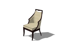 欧式椅子设计SU(草图大师)模型
