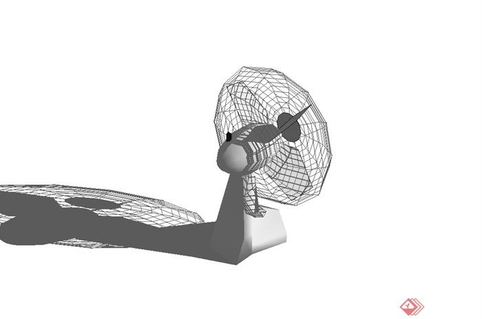风扇设计su模型(2)