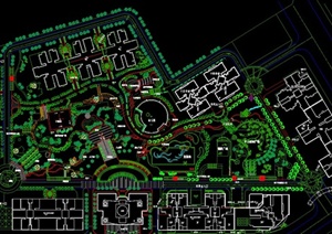 某大型住宅小区规划CAD平面图