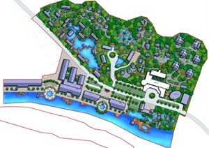 某住宅区绿化景观设计PSD效果图