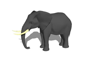 泰国大象设计SU(草图大师)模型