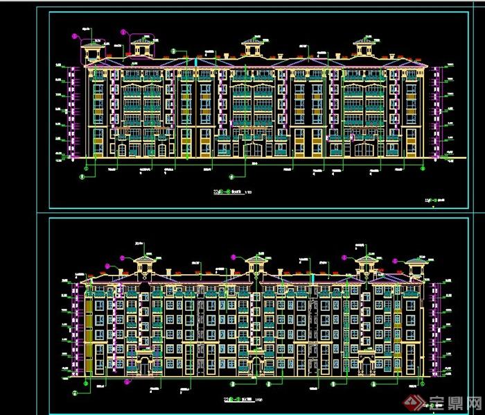 六层砖混住宅楼建筑设计CAD施工图(1)