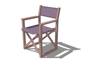 现代风格休闲椅设计SU(草图大师)模型