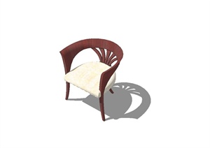 某餐厅座椅设计SU(草图大师)模型