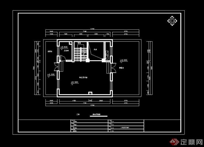 欧式别墅住宅室内设计cad施工图附效果图(7)